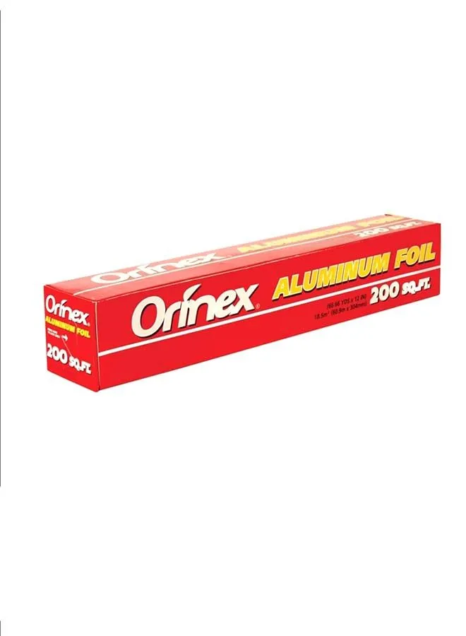 Orinex Aluminum Foil Red 200feet