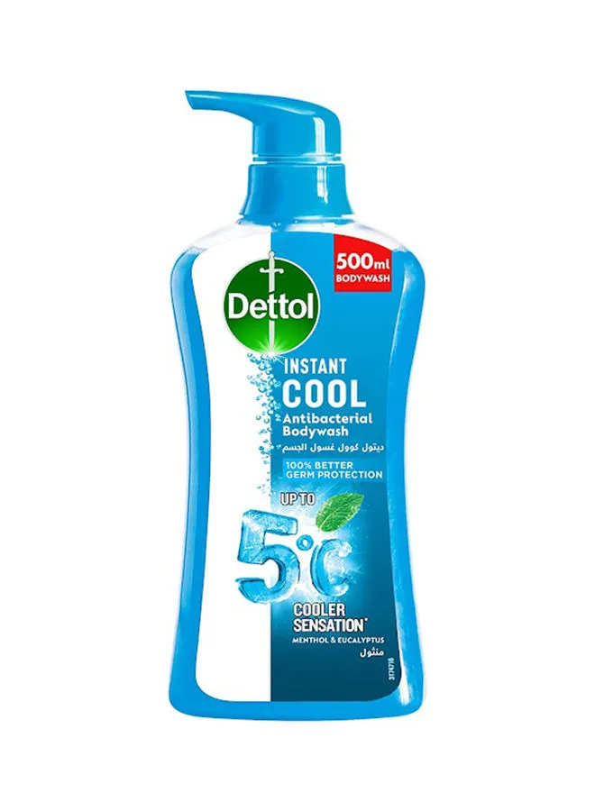 Dettol Instant Cool Antibacterial Body Wash 500ml