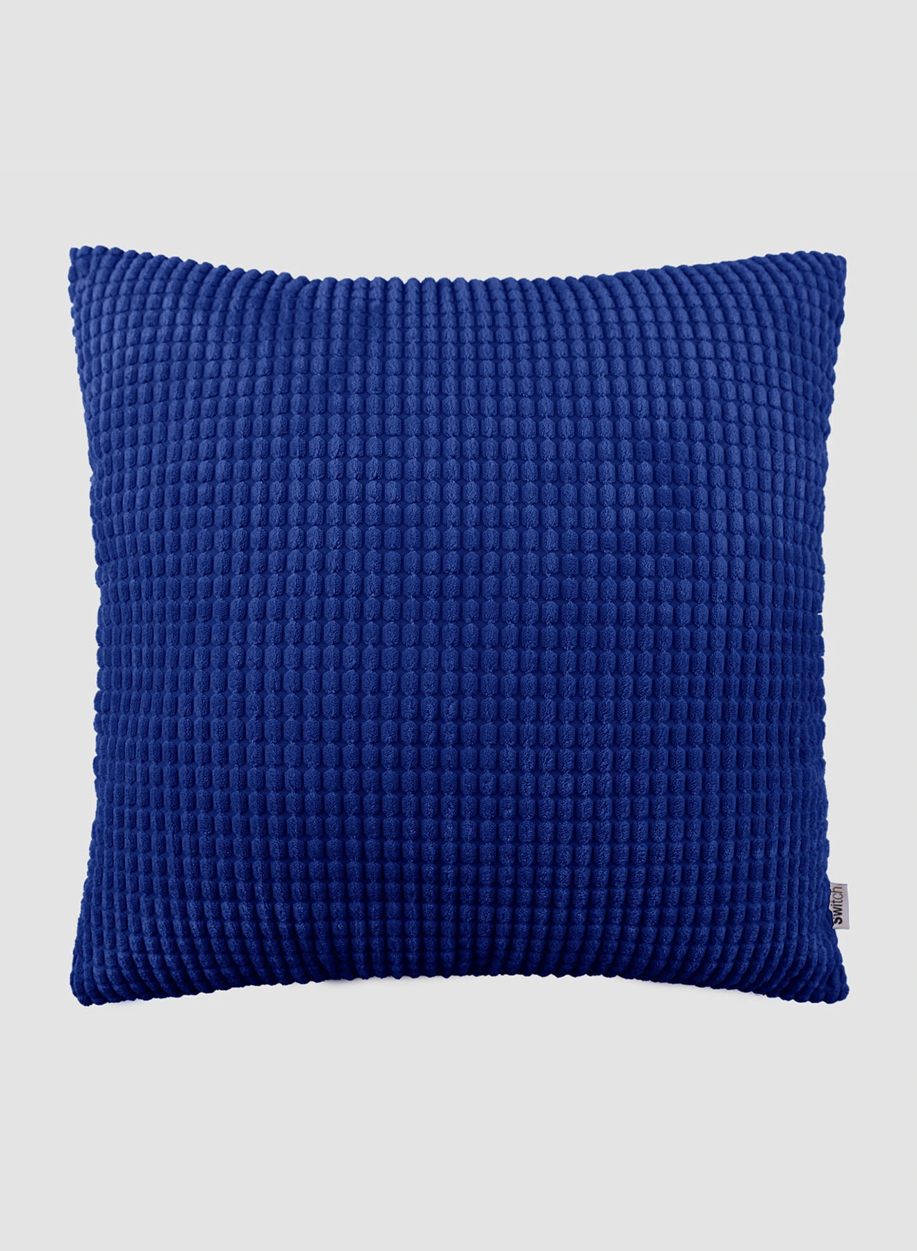 تبديل وسادة كوردروي الذرة ، عناصر ديكور فاخرة فريدة من نوعها لمنزل أنيق ومثالي أزرق CUS186 50 × 50 سم