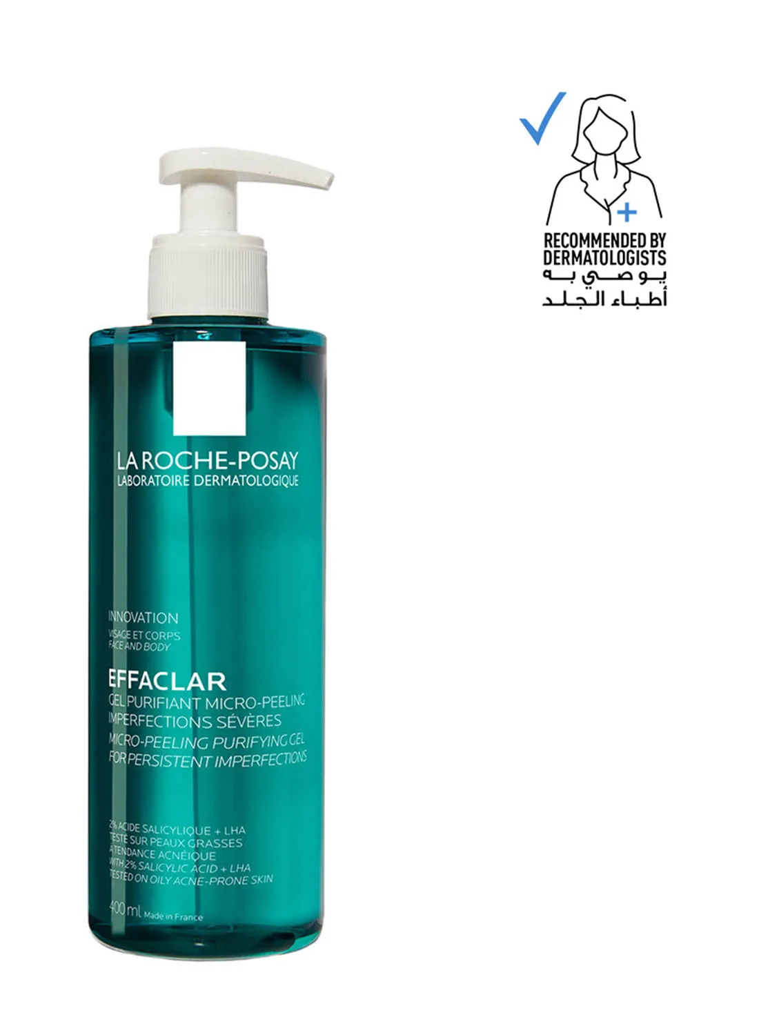 LA ROCHE-POSAY Effaclar Micropeeling Cleansing Gel With Salicylic Acid For Oily Skin 400ml