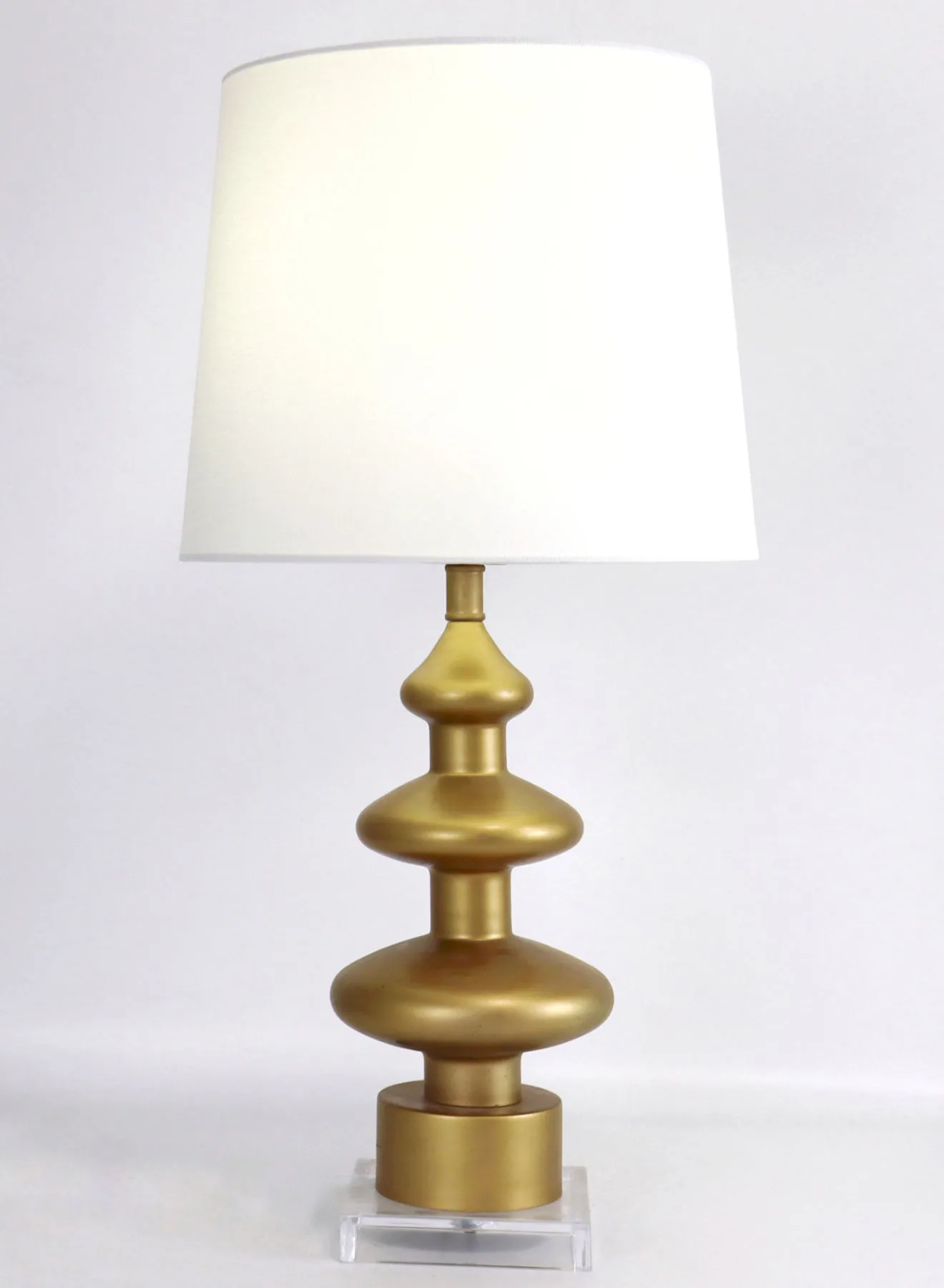 ebb & flow Modern Design Glass Table Lamp Unique Luxury Quality Material for the Perfect Stylish Home RSN71047 Gold 11.8 x 24.4