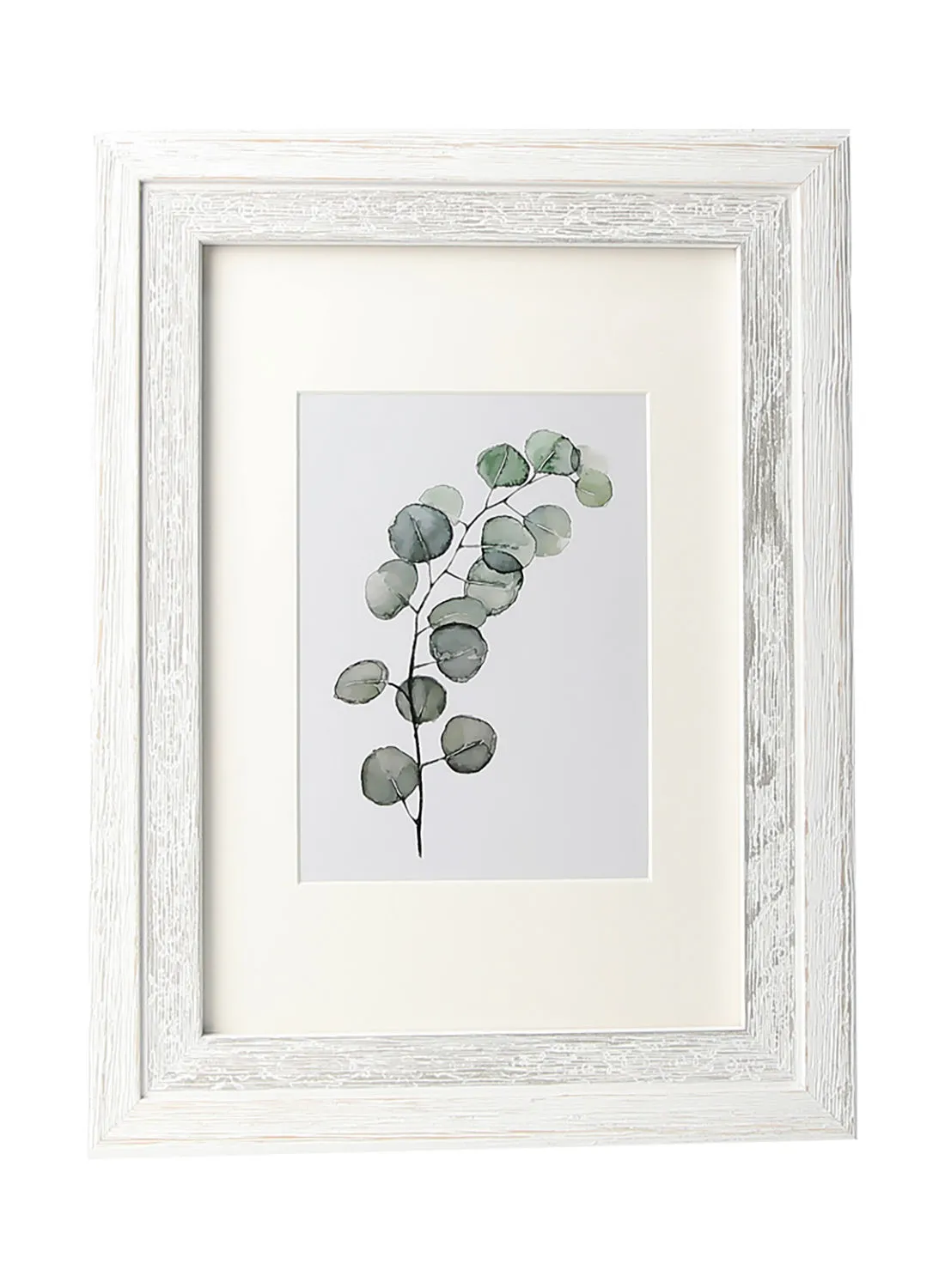 ebb & flow Wall Frames With Outer Frame White Outer frame size--L29xH38  cm Photo size--5x7 inch
