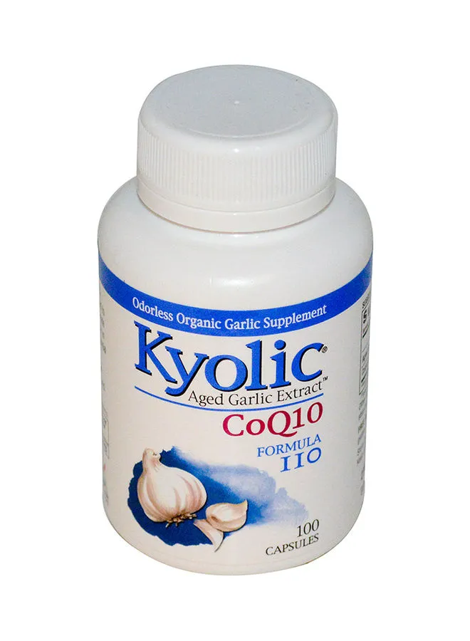 kyolic CoQ10 Formula 110 Aged Garlic Extract 100 Capsules