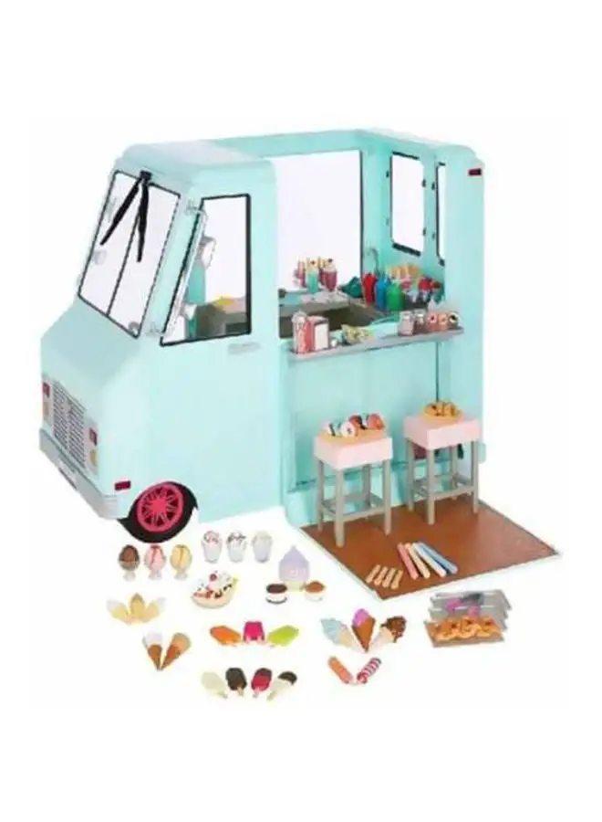 Our Generation Sweet Stop Ice Cream Truck For 18-Inch Dolls 61.6x30.48x52.07cm