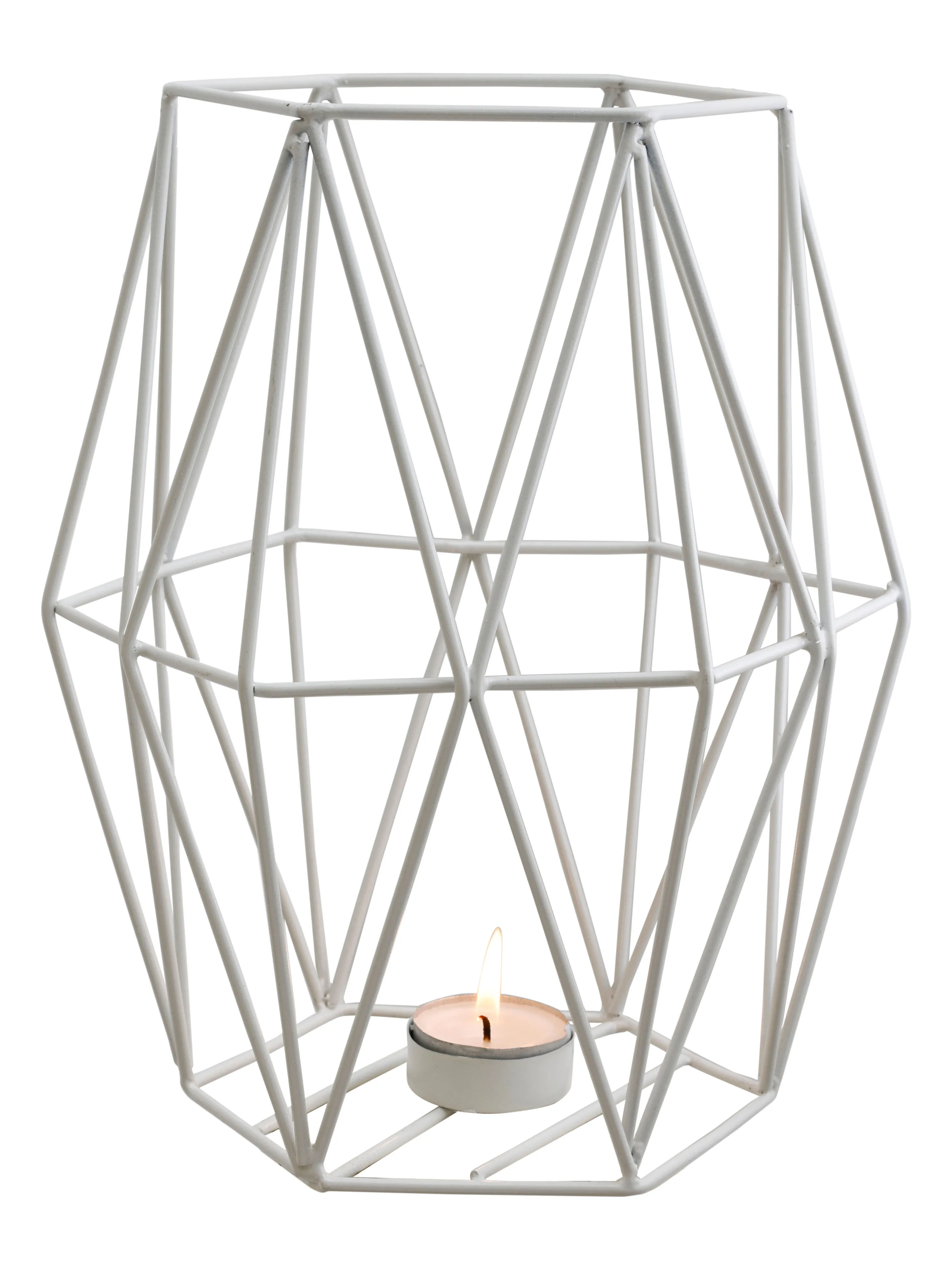 Hometown Decorative Candle Holder White 25x19cm
