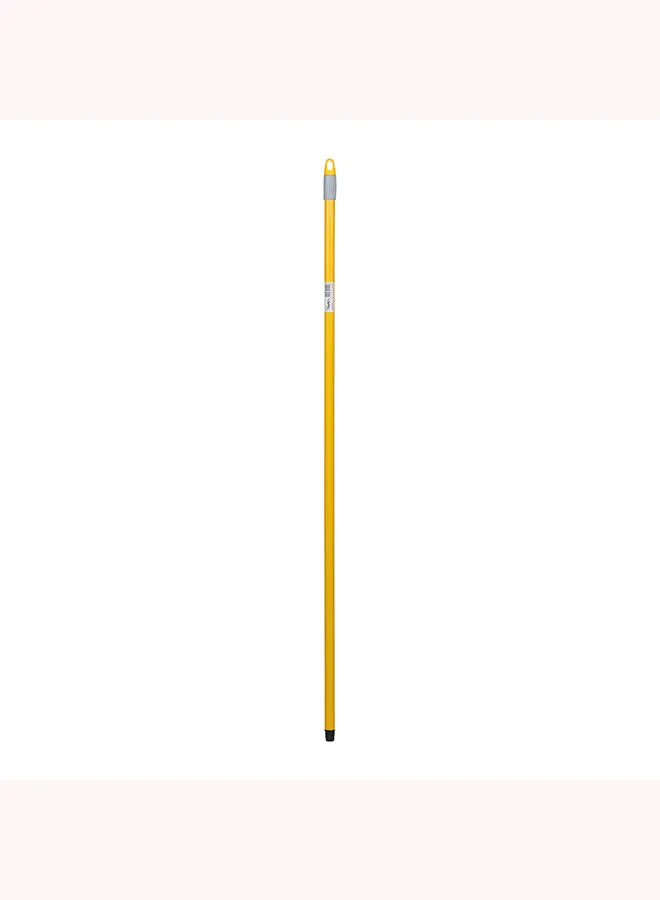 APEX Steel Broom And Mop Handle Yellow/Grey 120cm