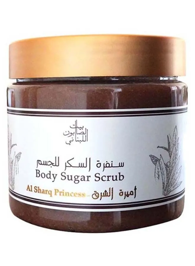 BAYT AL SABOUN AL LOUBNANI Al Sharq Princess Body Sugar Scrub Brown 500g