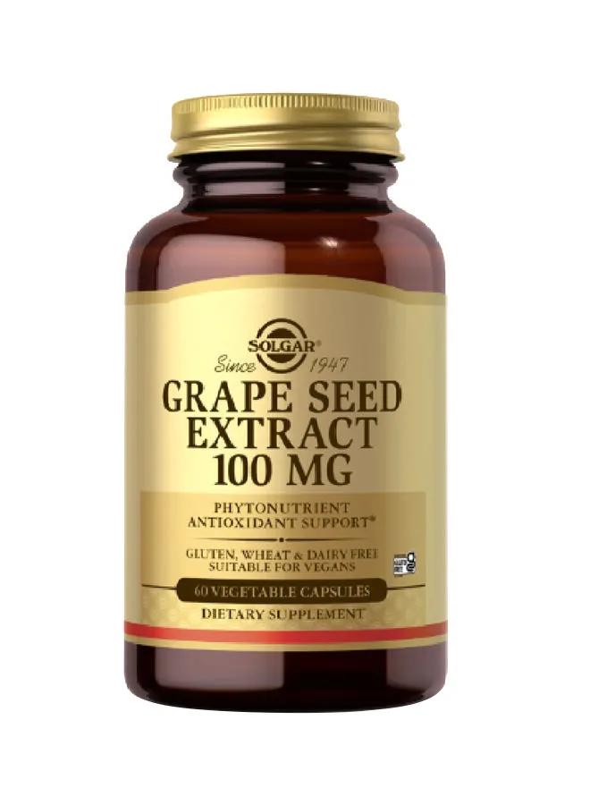 Solgar Grape Seed Extract Vegicaps 100 Mg 60S