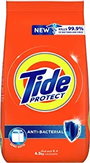 Tide Protect Semi-Automatic Antibacterial Laundry Detergent, 4.5 Kg