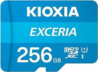Kioxia 256 جيجا بايت Exceria U1 الفئة 10 microSD ، LMEX1L256GG2