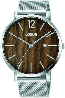 ساعة Lorus كوارتز بعقارب للرجال بسوار من الستانلس ستيل RH995MX9