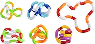 Pj Power Joy Sensory Toy Sensory Toy Tangles 36Cm, Fidget Toys For Kids Adults, Stress Relief & Anti Anxiety Sensory Toy, Novelty Fidget For Autism, Decompression Educational Toy, Crb615, Multicolor