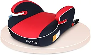 Nurtur Enzo Kids Booster Seat – Arm Rest - ISOFIX Fitting – Universally Fit – Wide Cushioned Base - Suitable from 4 years to 12 years (Group 2/3) (Official Nurtur Product)