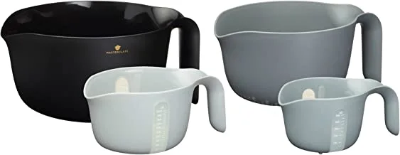 Masterclass Space Saving Multi-Function Mixing Bowls, Set Of Four, Sleeved