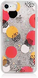 Monocozzi Pattern Lab Liquid Glitter Shock Protection Dots Case For Iphone 8 - Dots, Mono-Pl-Ip8-Dots