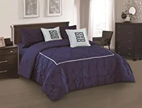 HOURS Medium Filling Comforter 4 Piece Set Single Size Lana-004B Multicolor