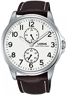 Lorus Sport Man Mens Analog Quartz Watch With Leather Bracelet R3A09Ax9