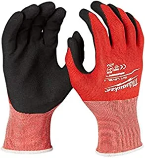 MILWAUKEE'S Cut 1 Dipped Gloves - M, Black, CUT level 1