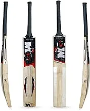 MG Kashmir Willow Ultimate Cricket Bat for Light/Hard Tennis and leather Ball with Cover RED - MGKW03