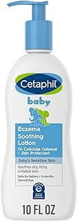Cetaphil Baby Eczema Soothing Lotion, Colloidal Oatmeal, Paraben Free, Hypoallergenic, Dry Skin, 10 Fluid Ounce