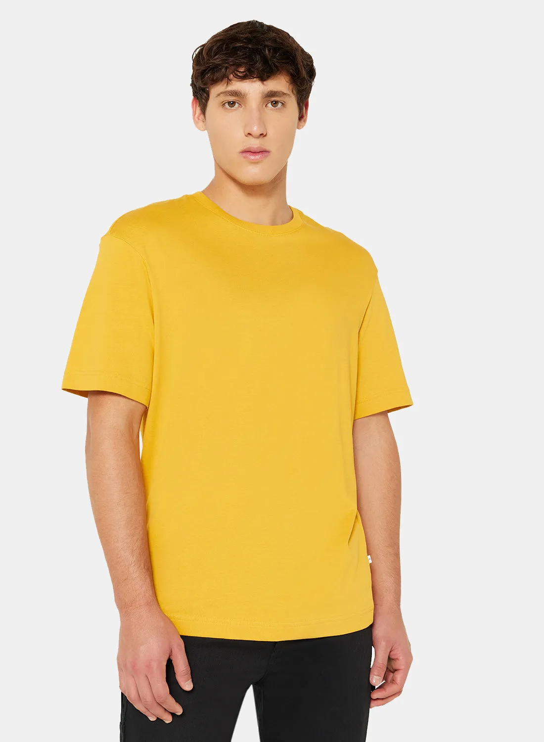مختارة Homme Plain T-Shirt Mango Mojito