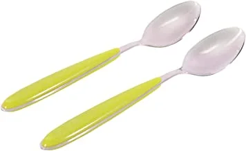 Royalford 2 Pieces Stainless Steel Tea Spoon - Green