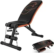 Weight Bench ab Bench, Incline Decline Foldable Weight Lifting Bench Adjustable Sit Up Bench for Home, roman chair, weightlifting chair