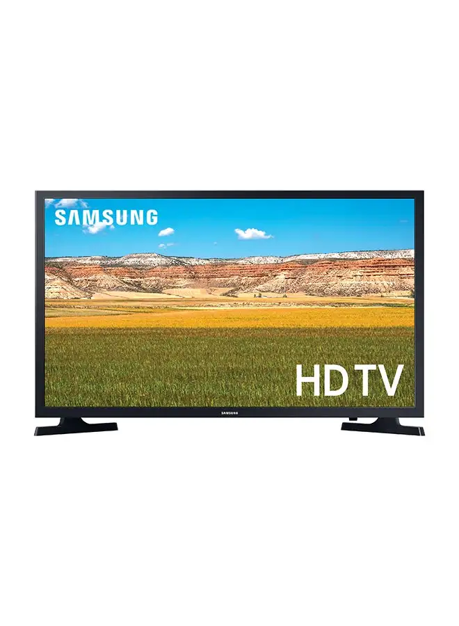تلفزيون سامسونج 32 بوصة عالي الدقة متعدد الأنظمة واي فاي إل إي دي مع كابل HDMI 110-240 فولت UA32T5300AUXUM أسود