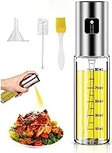 SKY-TOUCH Oil Spray Bottle, Olive Oil Sprayer Spray Bottle Oil Sprayer Oil Sprayer Dispenser Set for BBQ, Cooking, Salad 100ML