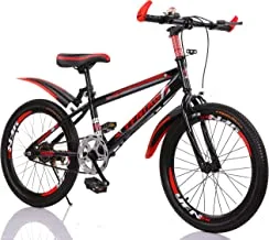 Yfniao دراجة جبلية للشباب للجنسين مقاس 20 بوصة ، أسود ، مقاس L.