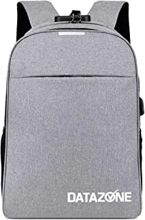 حقيبة ظهر للكمبيوتر المحمول داتازون ، حقيبة ظهر مدرسية وجامعة ، مضادة للسرقة ، حقيبة ظهر متعددة الأغراض مضادة للسرقة ، DZ-2064 رمادي