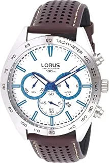 Lorus Sport Man Mens Analog Quartz Watch With Leather Bracelet Rt311Gx9