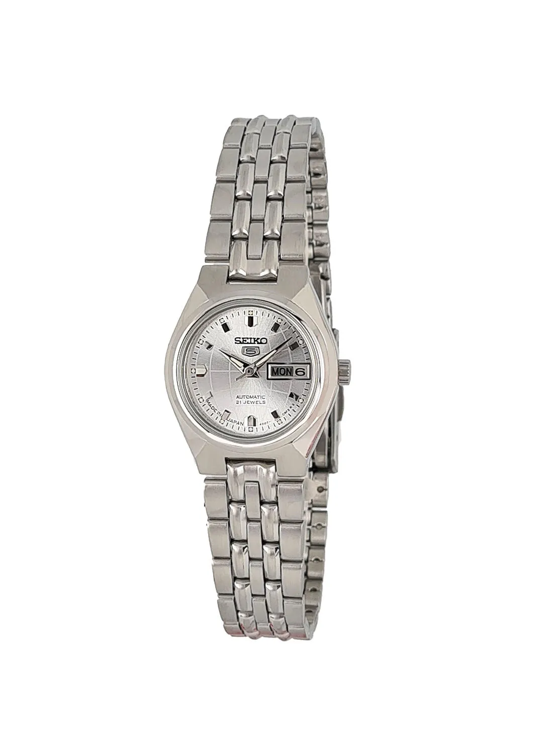 Seiko Women's Round Shape Stainless Steel Analog Wrist Watch 23 mm - Silver - SYMK39J1