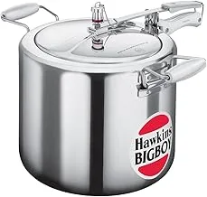 Hawkins Bigboy Pressure Cooker, Silver,18L-Made in India