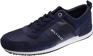 Tommy Hilfiger Iconic Leather Suede Mix Runner mens Sneakers