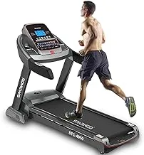 Sparnod Fitness STC-4950 (4.5 HP AC Motor) Semi-Commercial Treadmill - Automatic Motorized Walking and Running Machine for Home Use - Foldable, Auto Incline
