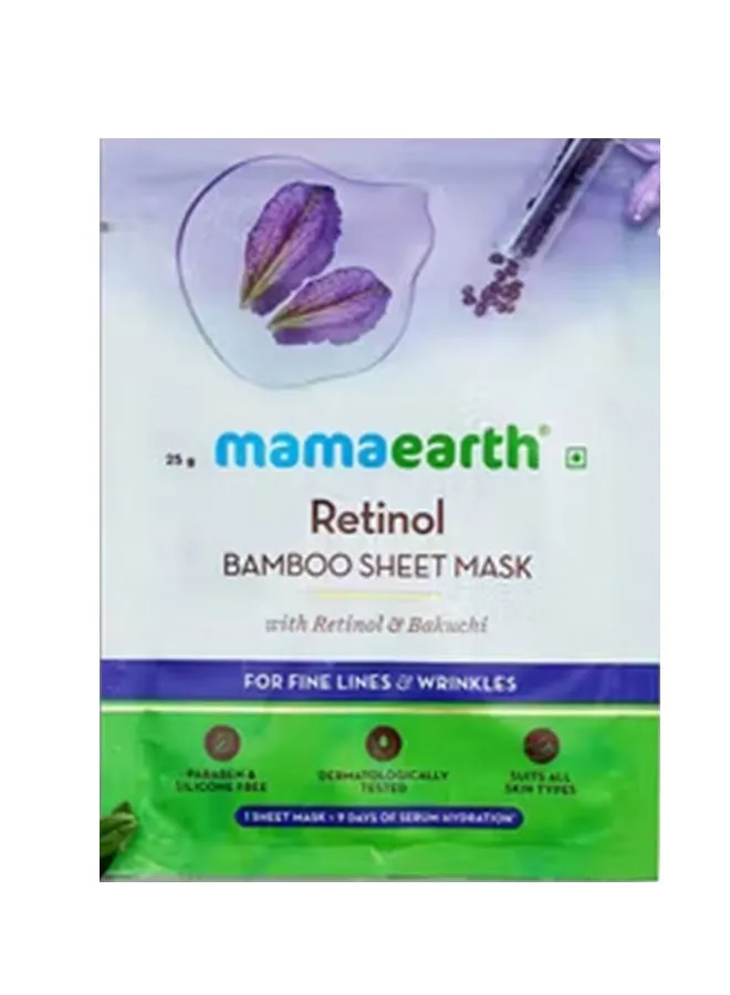 Mamaearth Retinol Bamboo Sheet Mask