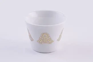 Porcelain Cawa Cup Set Camelot Gold /6Pcs