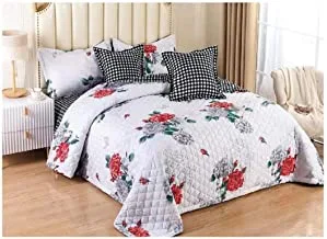HOURS Hours Floral Compressed 4 Piece Comforter Single Size Hours-215B Multicolor