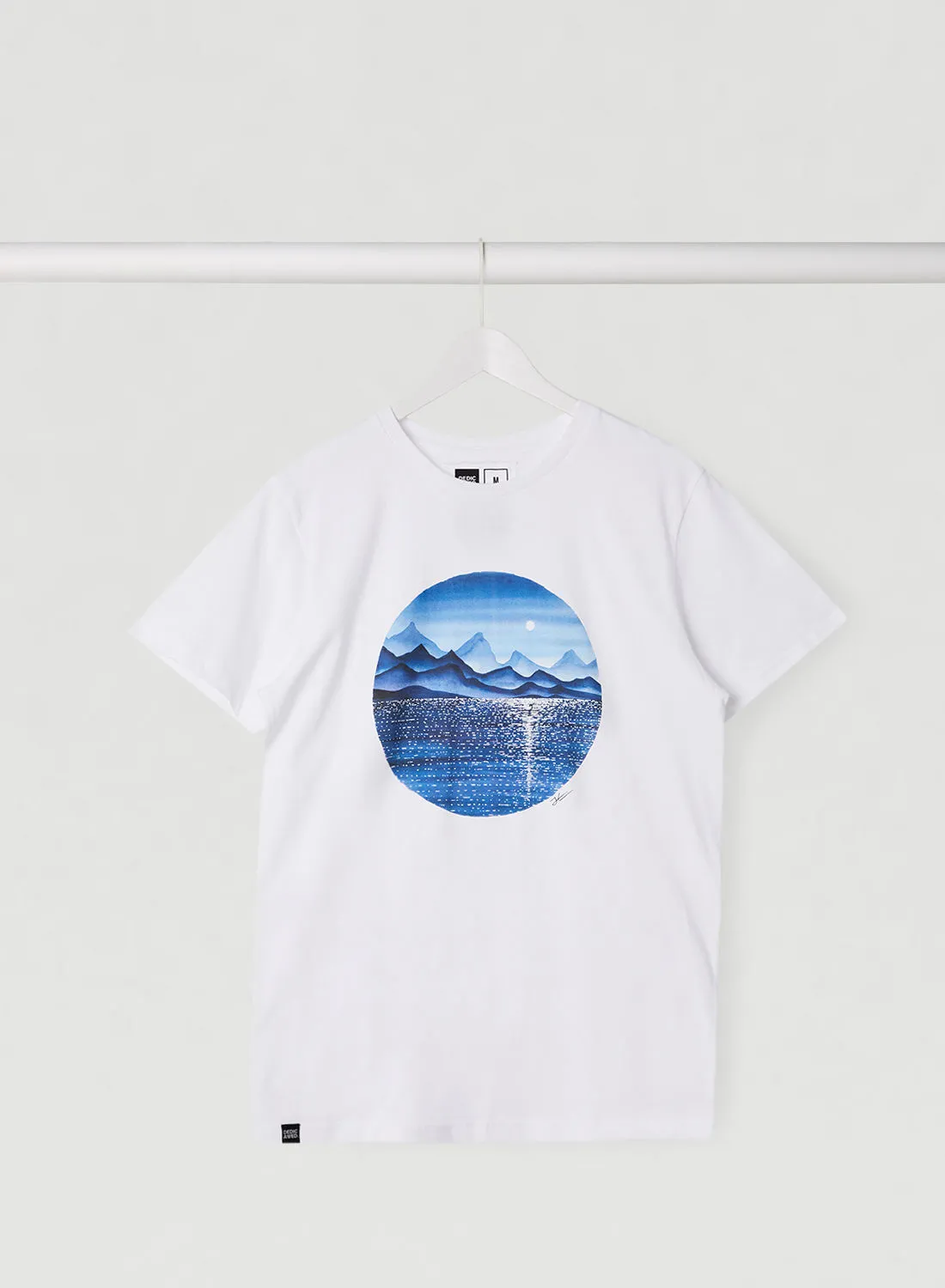 DEDICATED Stockholm Reflection T-Shirt White