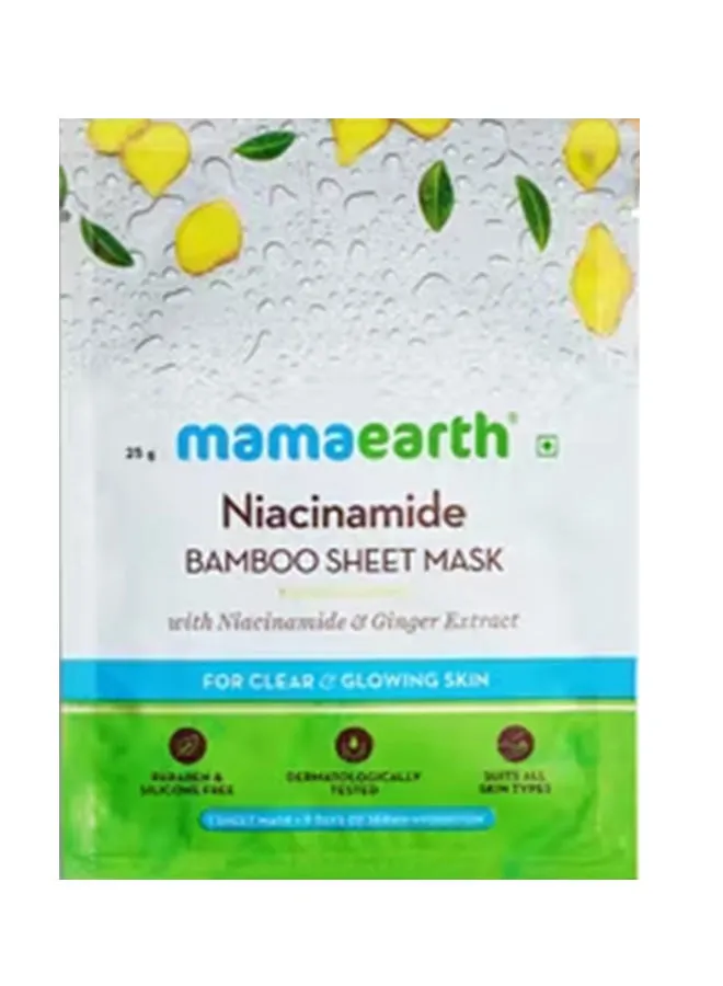 Mamaearth Niacinamide Bamboo Sheet Mask