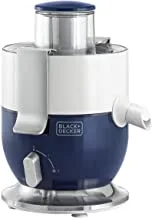 BLACK+DECKER 1000W Compact Juicer Extractor Blue/White JE350-B5 2 Years Warranty