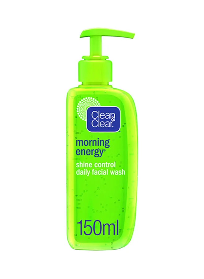 Clean & Clear Morning Energy Shine Control Daily Facial Wash 150ml