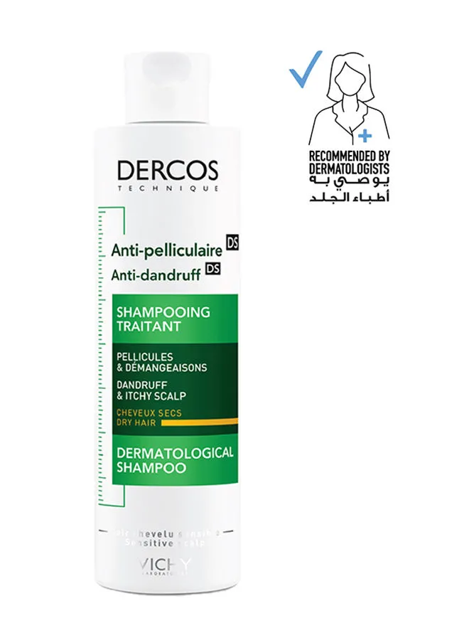 VICHY Dercos Anti Dandruff Shampoo For Dry Hair 200ml