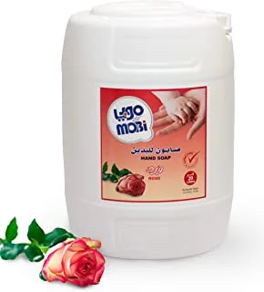 Mobi Liquid Hand Soap, Rose Scent, 20 Litre
