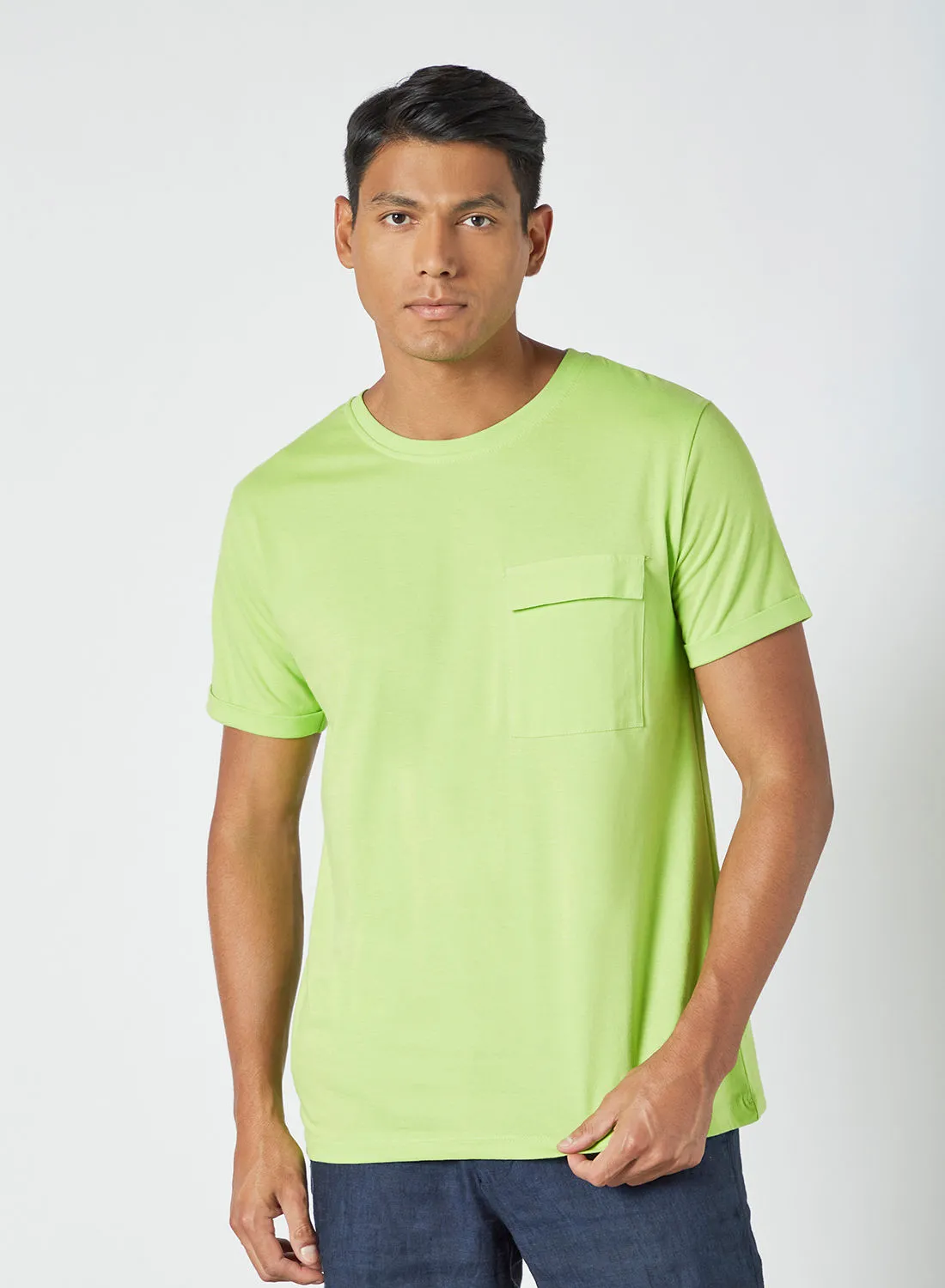 STATE 8 Flap Pocket T-Shirt Pistachio Green