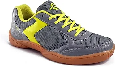 Nivia Aster Badminton Flash Shoes Mens Nivia Aster Badminton Flash Shoes, Men's UK 8 (Yellow/Aster Blue)