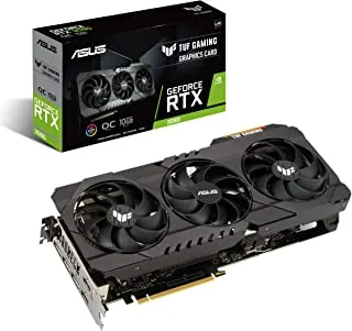 أسوس TUF-RTX3080-O10G-V2-GAMING RTX3080 HDMI X 2 DP X 3 10G D6X ، 90YV0FB4-M0NM00 ، أسود