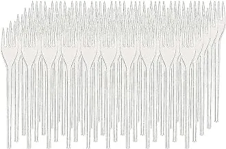 Hotpack clear plastic heavy duty disposable fork- 50pcs