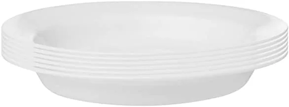 Corelle Winter Frost Soup Plate,6Pc set-Made in USA